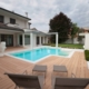 villa con piscina